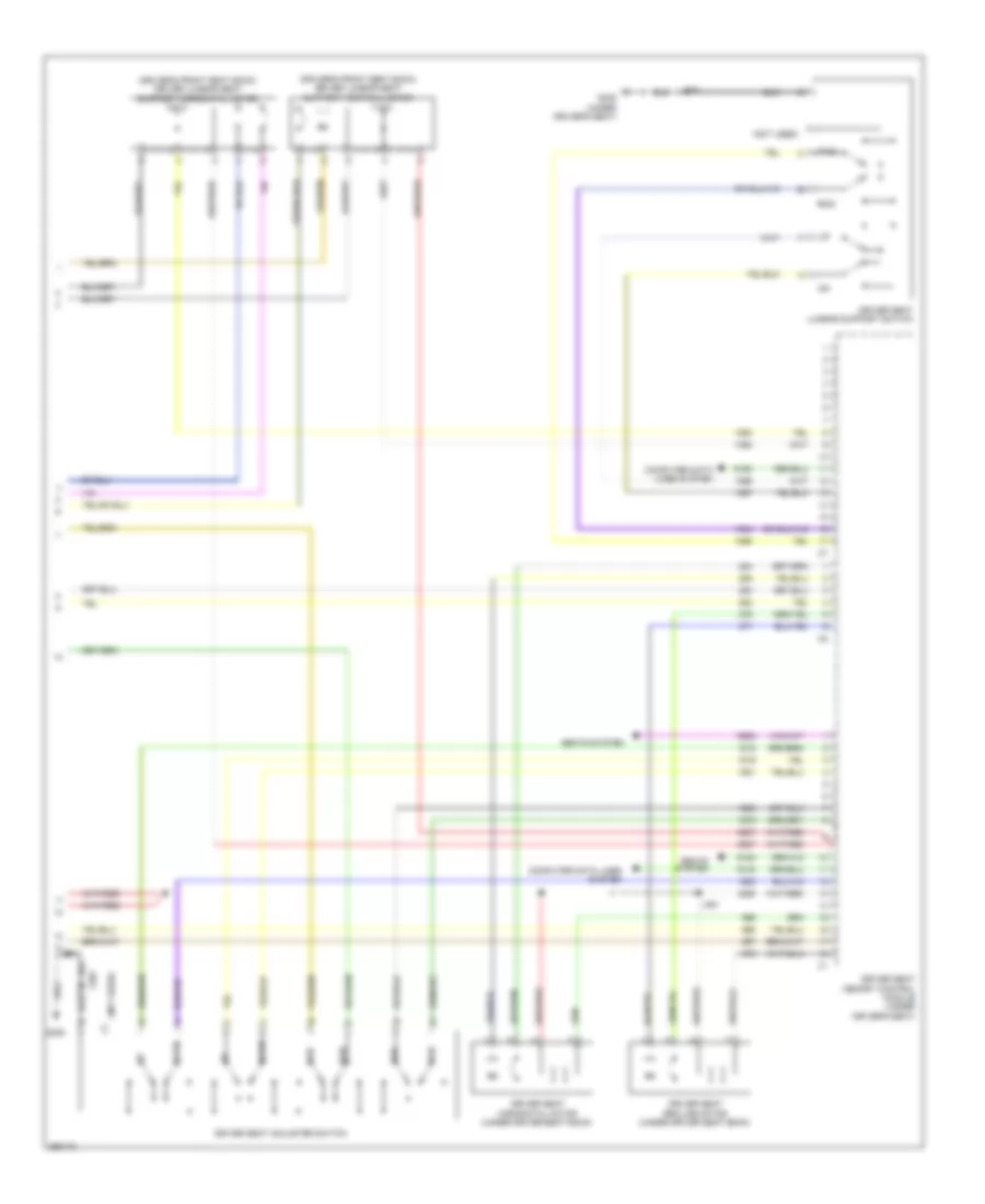 Memory Seat Wiring Diagram (2 of 2) for Saab 9-5 Turbo4 2011