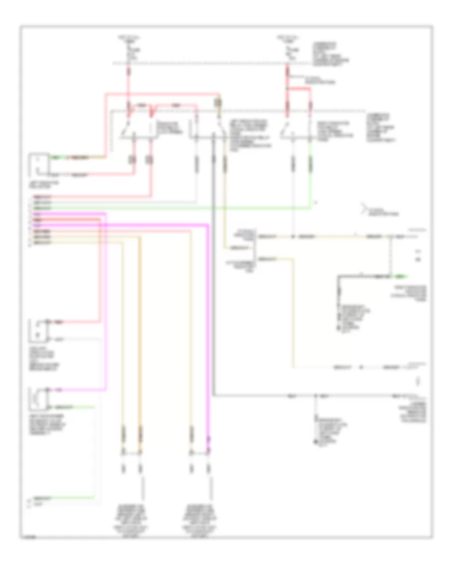Automatic AC Wiring Diagram (2 of 2) for Saab 9-5 2001