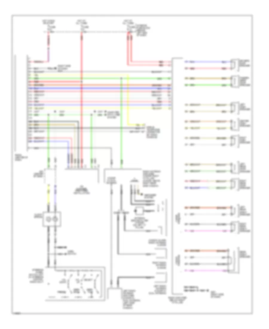 Radio Wiring Diagrams Up Level for Saab 9 5 2001