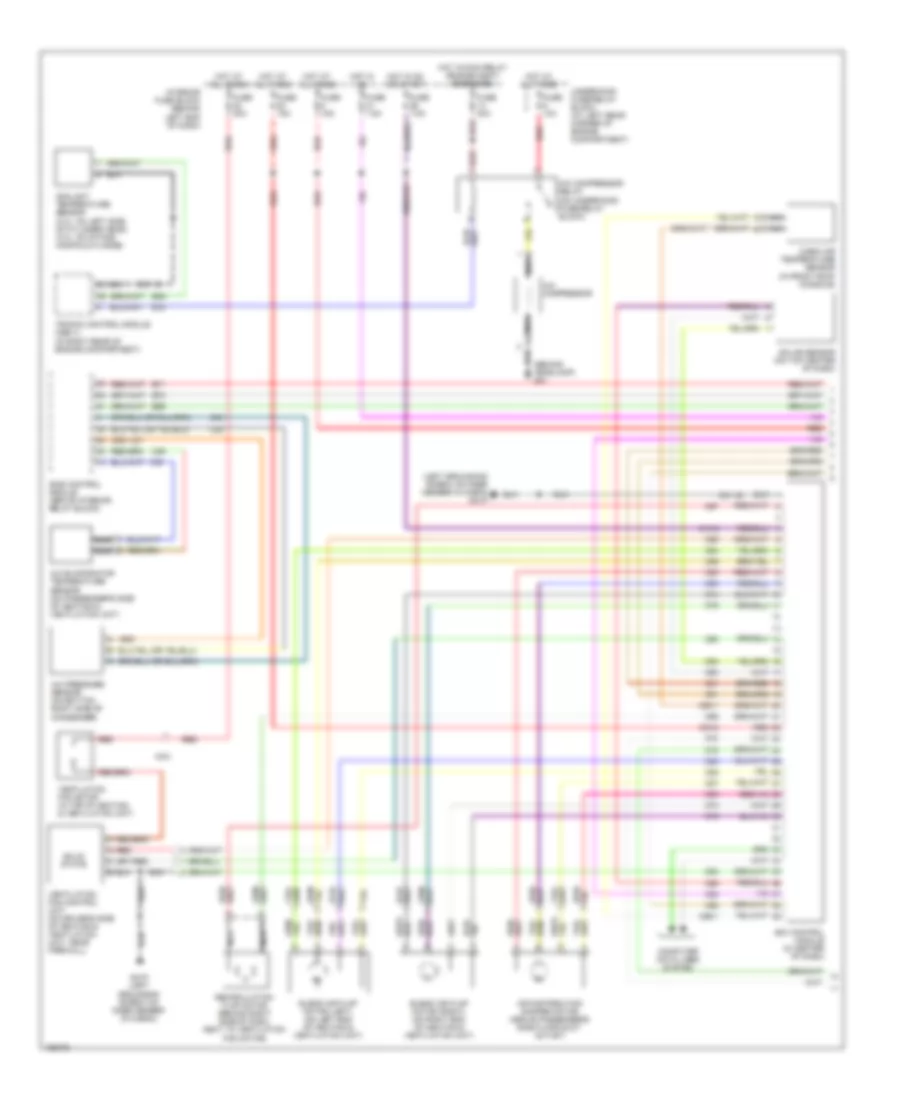 Automatic A C Wiring Diagram 1 of 2 for Saab 9 5 Aero 2002