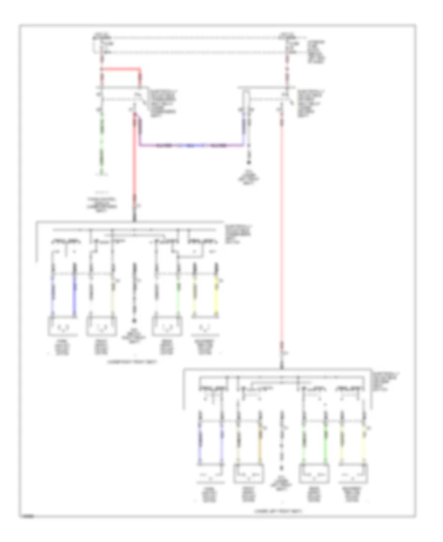 Power Seats Wiring Diagram for Saab 9 5 Linear 2002