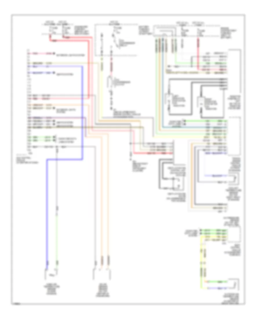 Automatic AC Wiring Diagram, Except Convertible (1 of 2) for Saab 9-3 Arc 2003