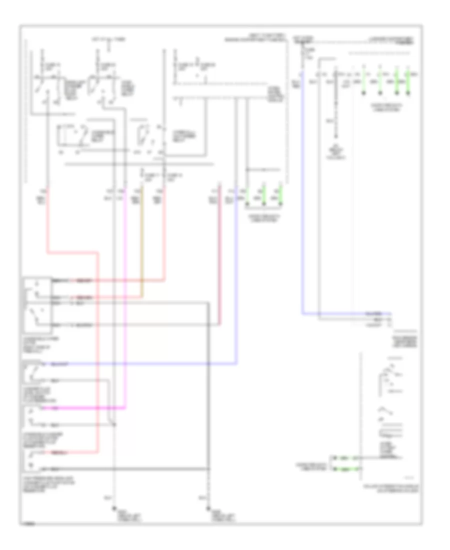 WiperWasher Wiring Diagram, Except Convertible for Saab 9-3 Arc 2003