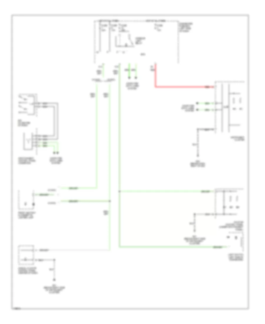 Instrument Illumination Wiring Diagram, Except Convertible for Saab 9-3 Linear 2003