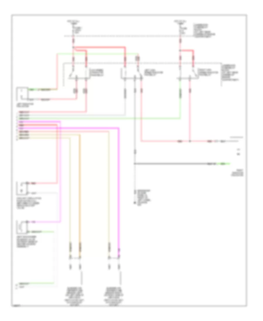 Automatic AC Wiring Diagram (2 of 2) for Saab 9-5 Aero 2003