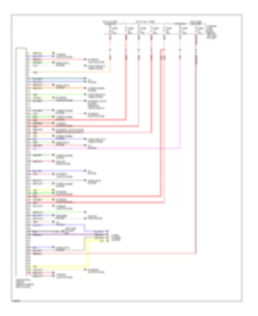 DICE Control Module Wiring Diagram for Saab 9 5 Aero 2003