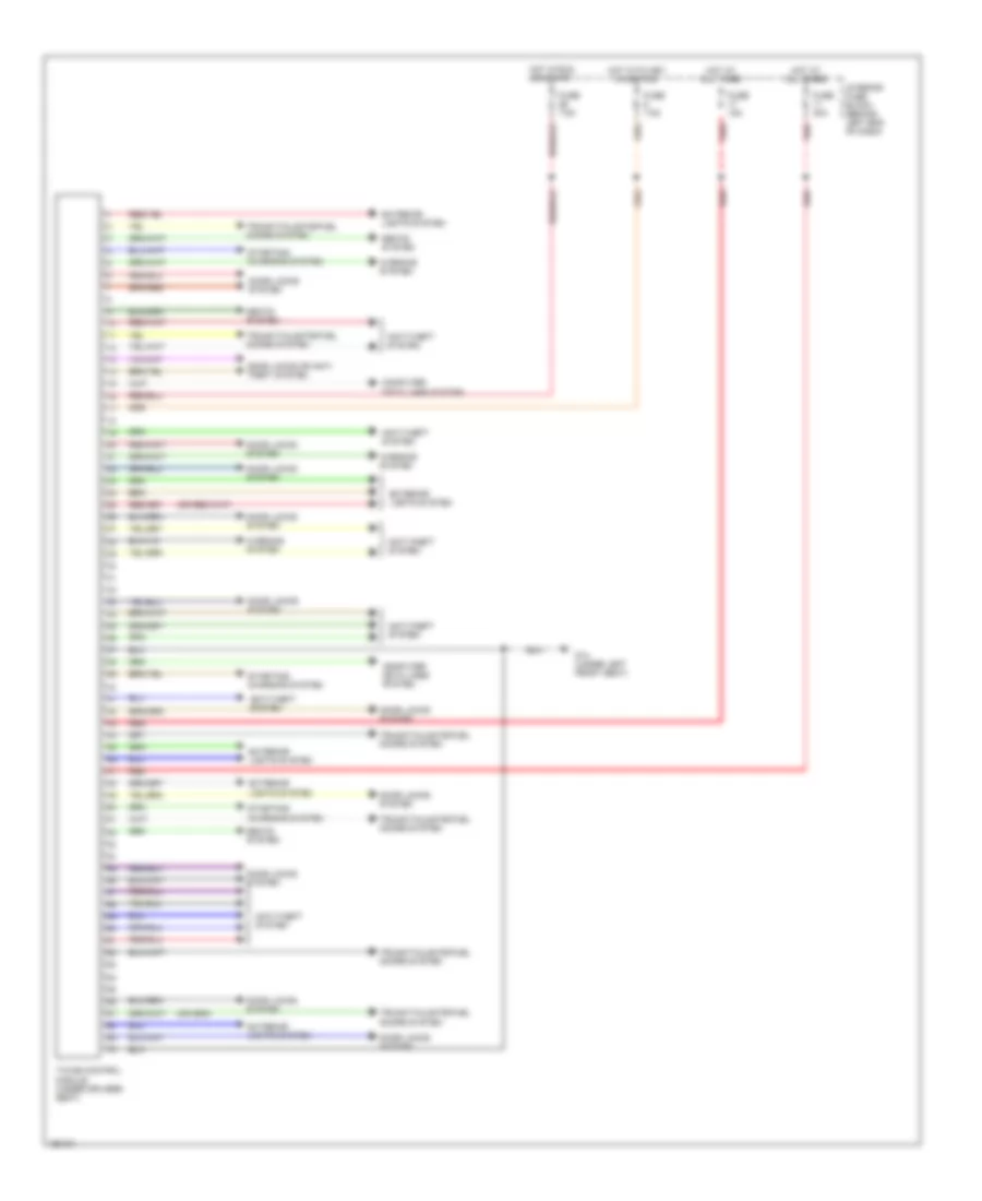 TWICE Control Module Wiring Diagram for Saab 9-5 Aero 2003