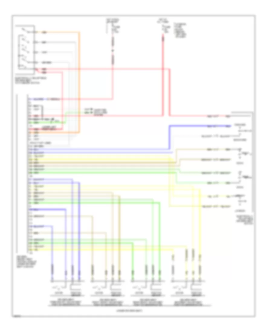 Memory Seat Wiring Diagram for Saab 9 5 Aero 2003