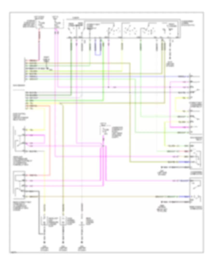 Wiper Washer Wiring Diagram with Rain Sensor for Saab 9 5 Aero 2003