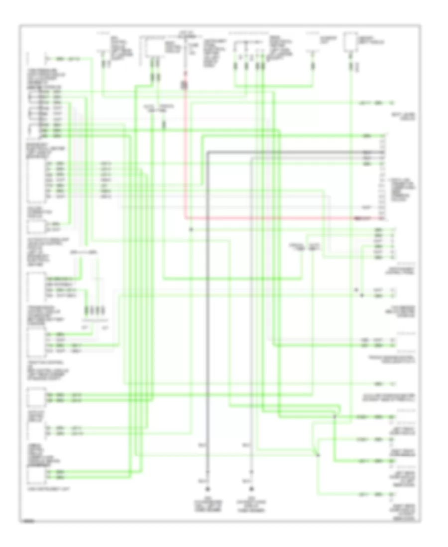 Computer Data Lines Wiring Diagram for Saab 9-3 Arc 2004