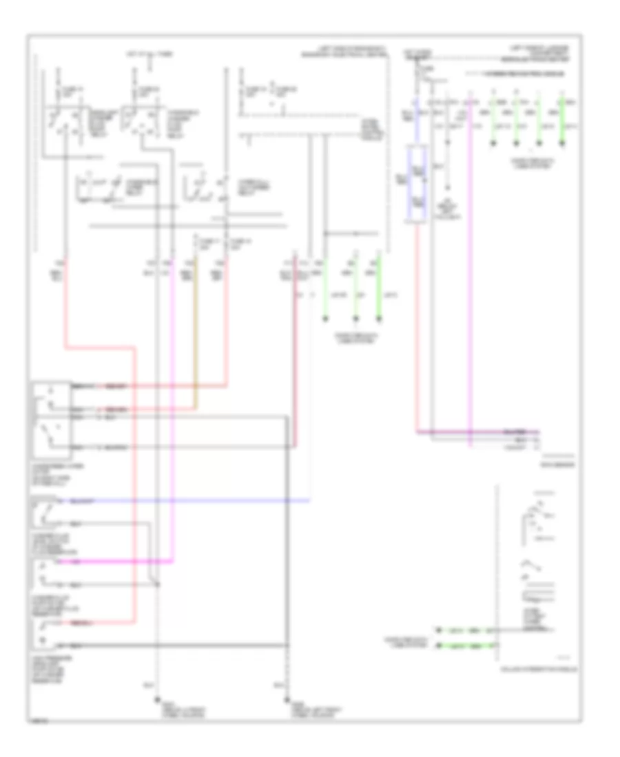Электросхема стеклоочистителя, дворников и омывателя для Saab 9-3 Arc 2004