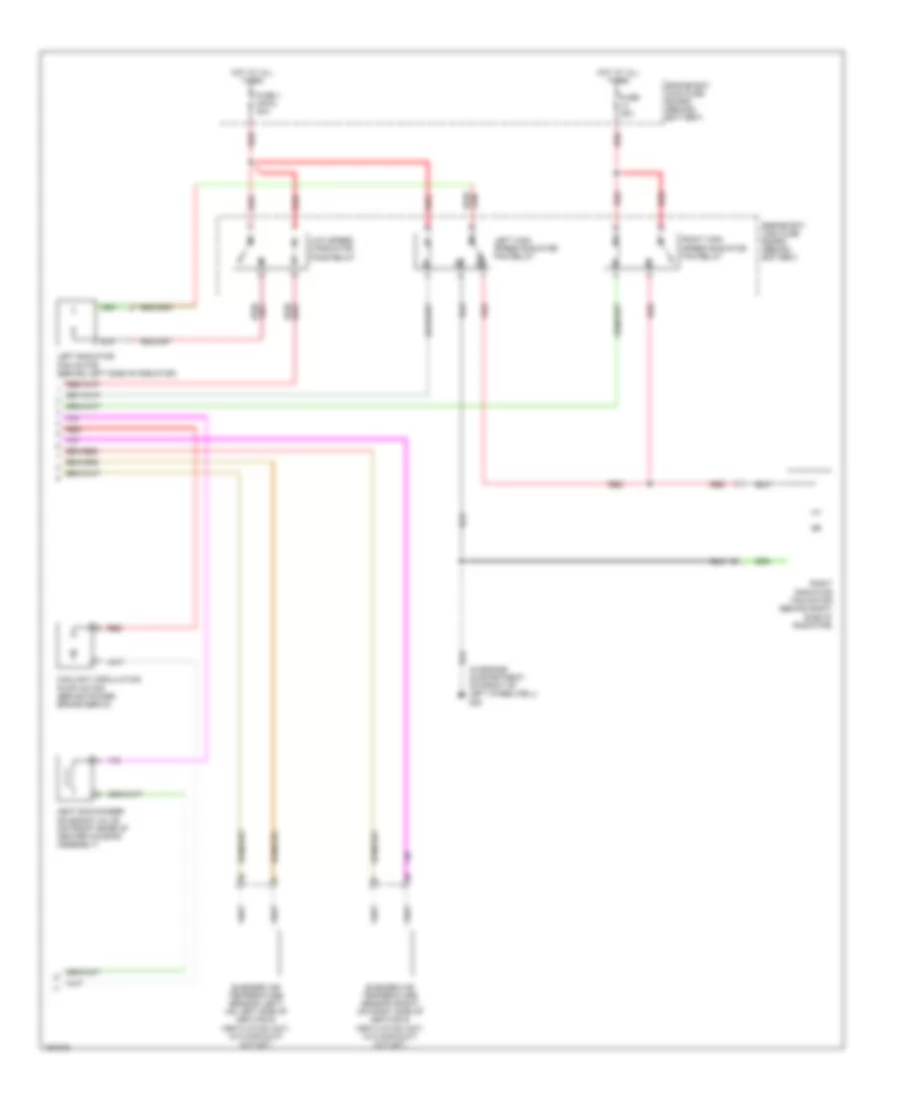 Automatic AC Wiring Diagram (2 of 2) for Saab 9-5 Arc 2004