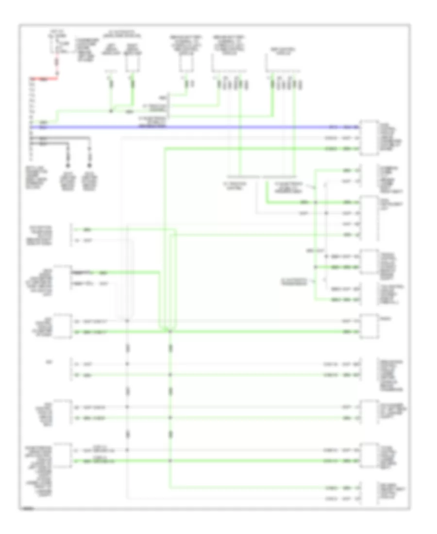Computer Data Lines Wiring Diagram for Saab 9-5 Arc 2004