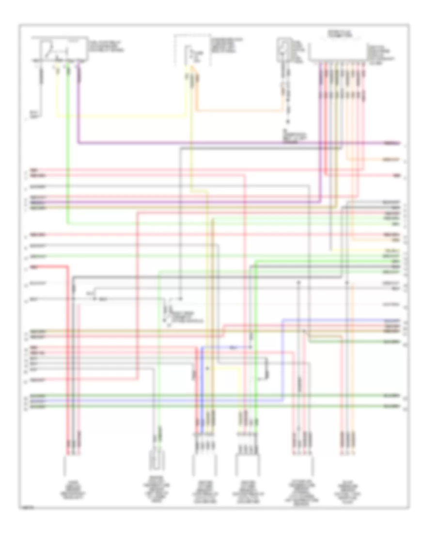 2.3L Turbo, Engine Performance Wiring Diagram (2 of 3) for Saab 9-5 Linear 2004