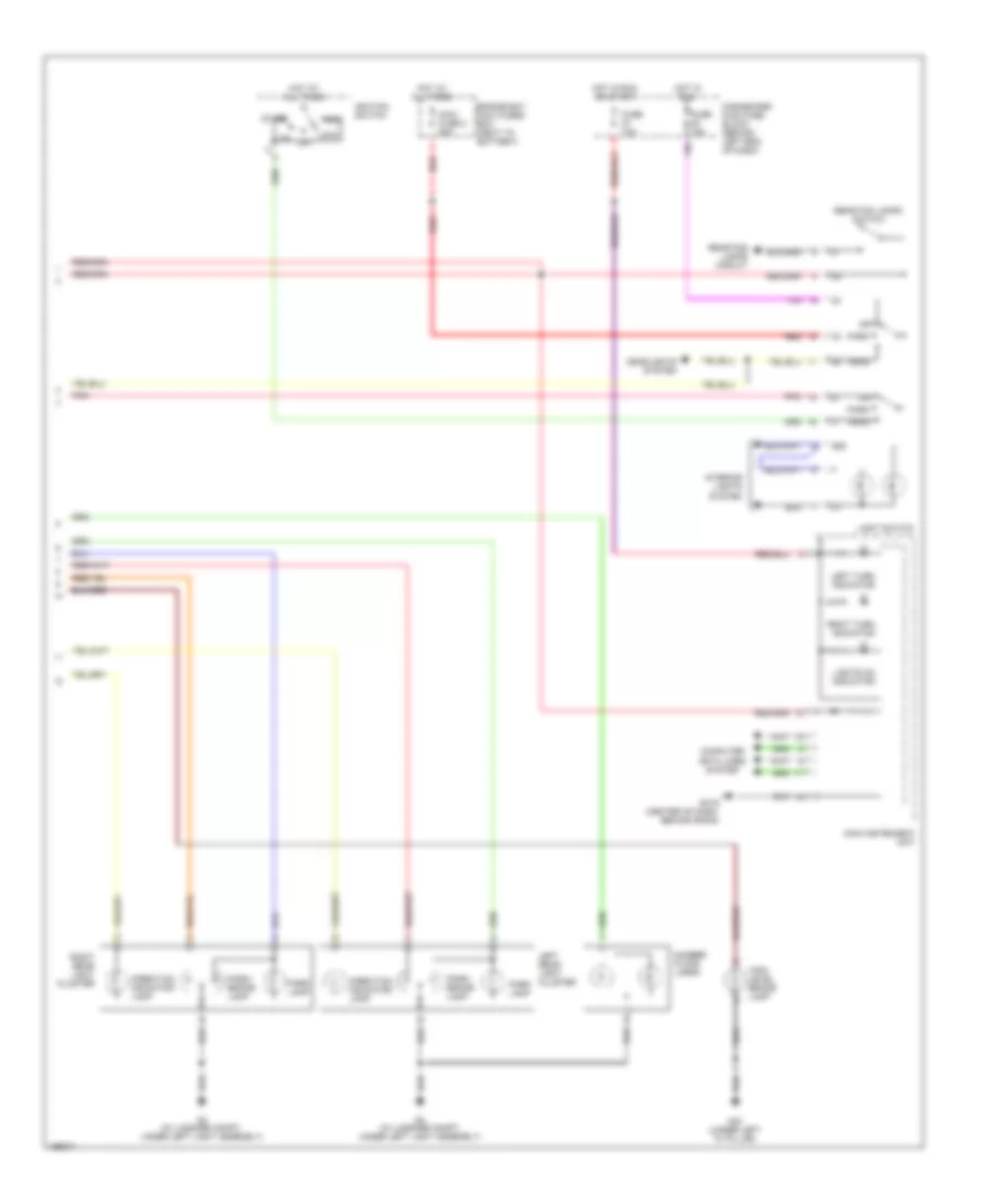 Exterior Lamps Wiring Diagram 4 Door 2 of 2 for Saab 9 5 Linear 2004