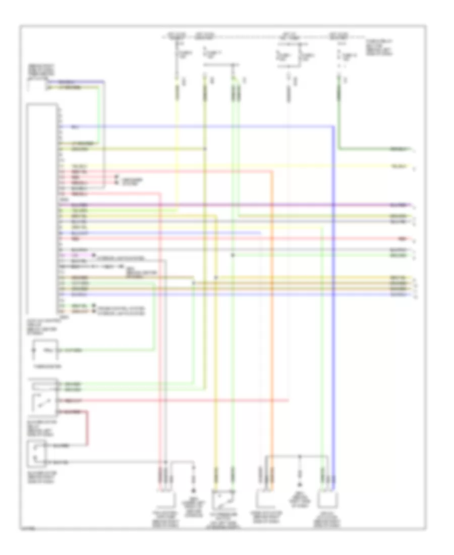 2 5L Automatic A C Wiring Diagram 1 of 2 for Saab 9 2X Linear 2005