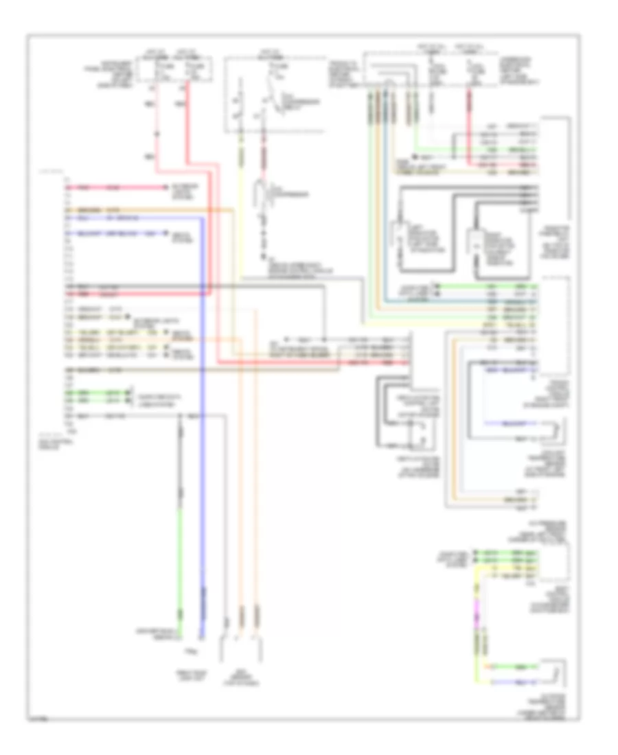 Электросхема кондиционера, Двойные Вентиляторы (1 из 2) для Saab 9-3 Aero 2005