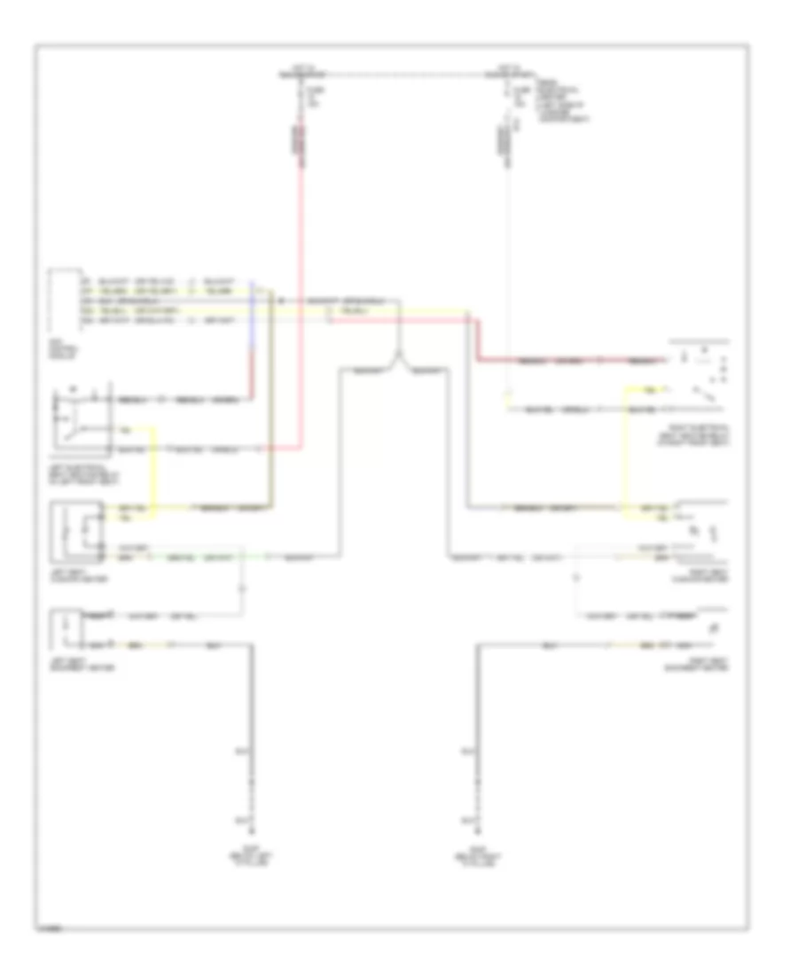 Heated Seats Wiring Diagram with Auto A C for Saab 9 3 Aero 2005