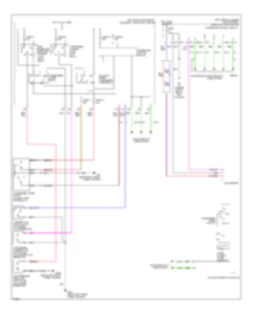 Электросхема стеклоочистителя, дворников и омывателя для Saab 9-3 Aero 2005