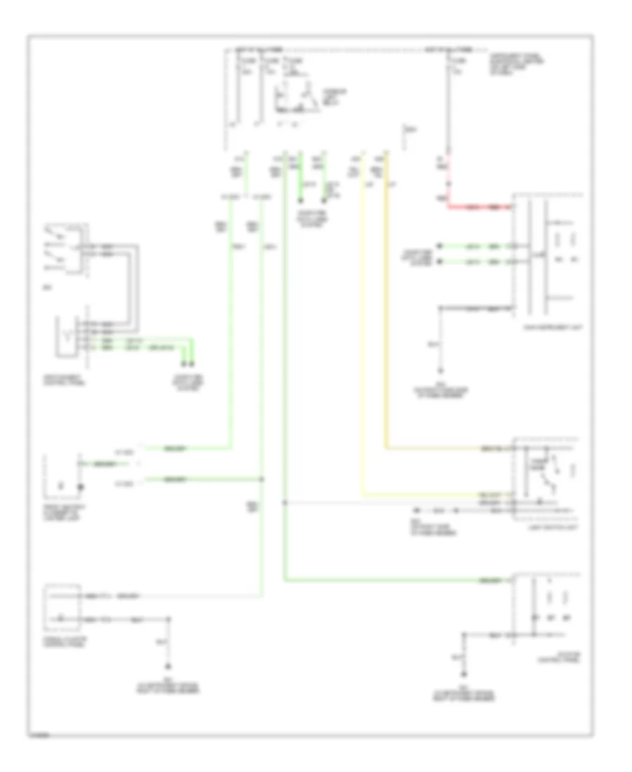 Instrument Illumination Wiring Diagram for Saab 9 3 Arc 2005