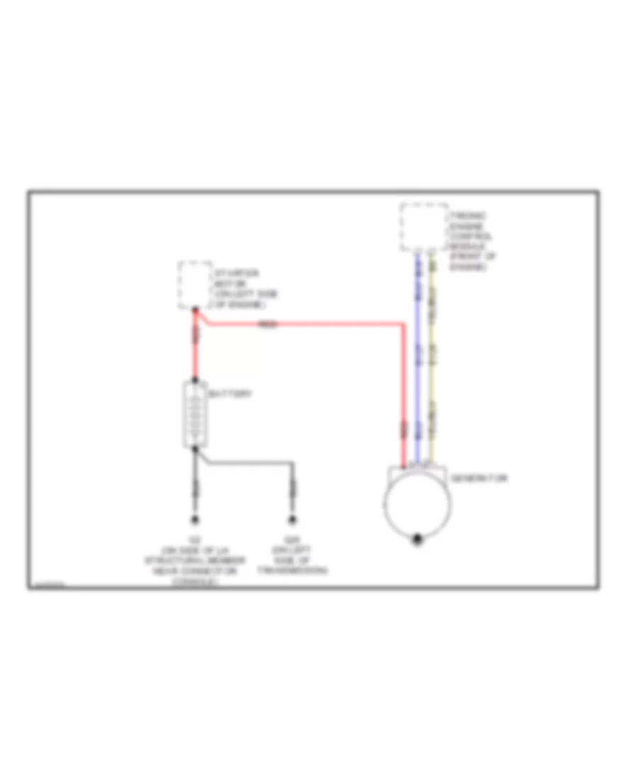 Charging Wiring Diagram for Saab 9 3 Linear 2005