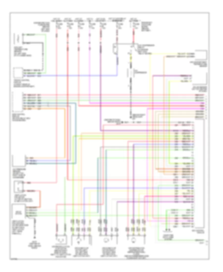 Automatic A C Wiring Diagram 1 of 2 for Saab 9 5 Aero 2005