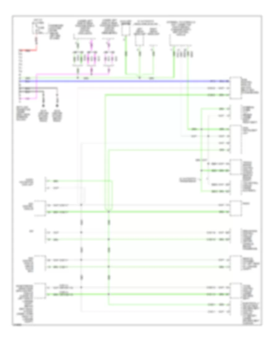 Computer Data Lines Wiring Diagram for Saab 9 5 Arc 2005
