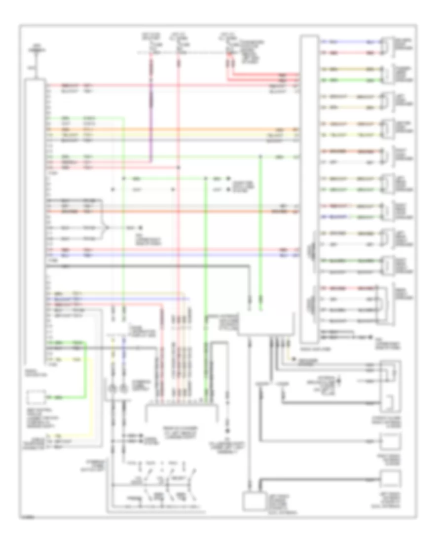 Radio Wiring Diagram with Navigation for Saab 9 5 Linear 2005