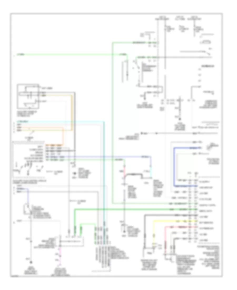 Automatic AC Wiring Diagram (2 of 2) for Saab 9-7X Arc 2005