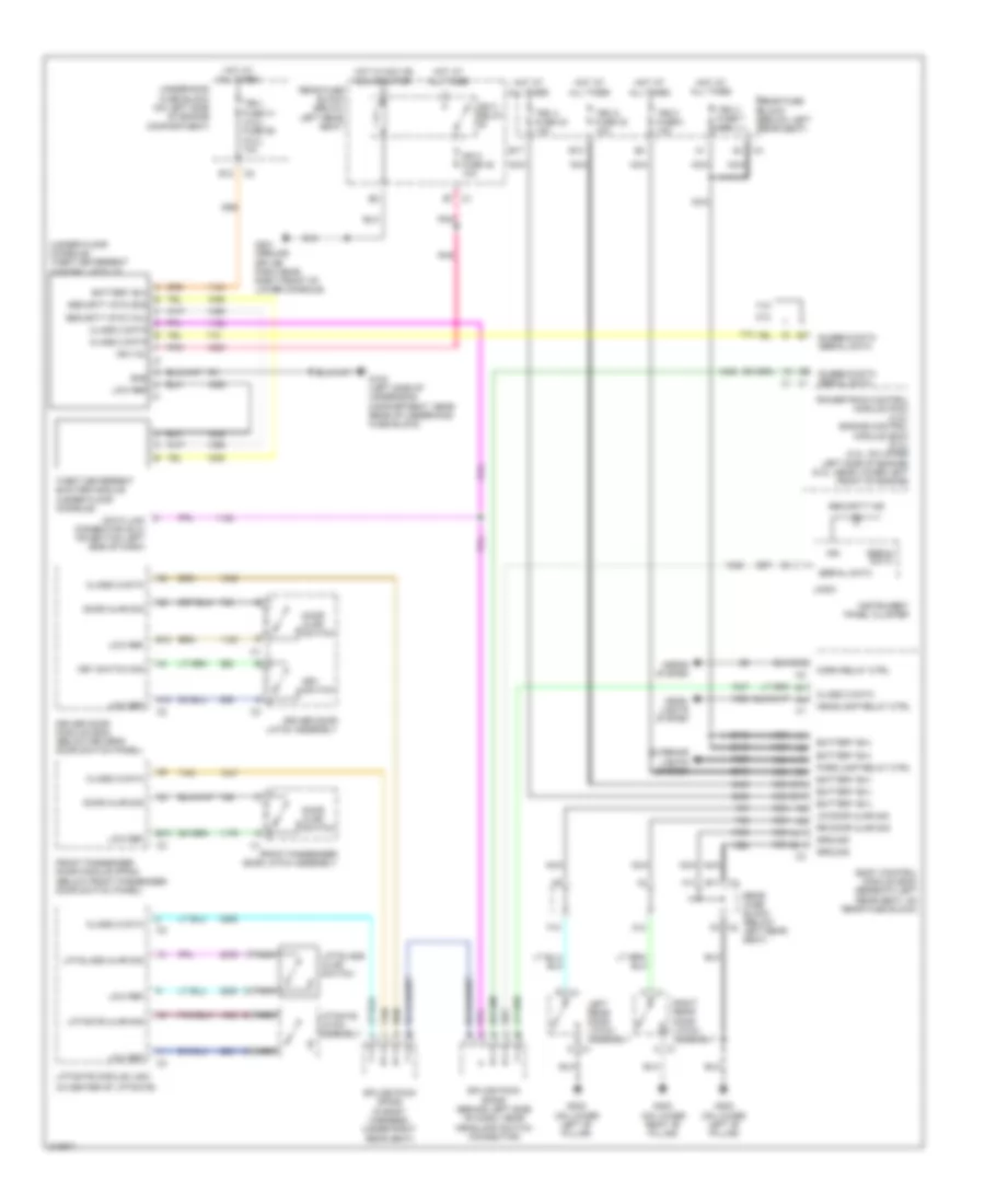 Anti-theft Wiring Diagram for Saab 9-7X Arc 2005