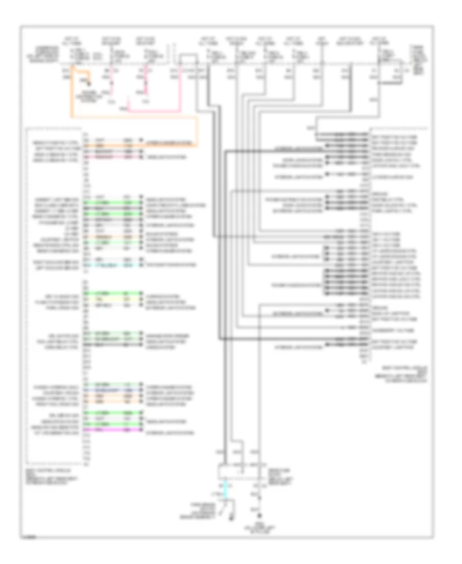 Body Control Modules Wiring Diagram for Saab 9 7X Arc 2005