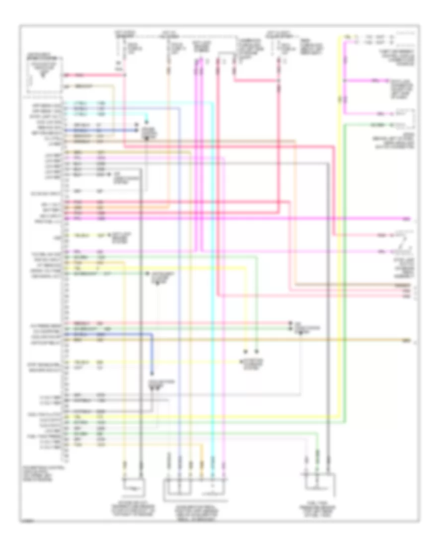 4 2L Engine Performance Wiring Diagram 1 of 5 for Saab 9 7X Arc 2005