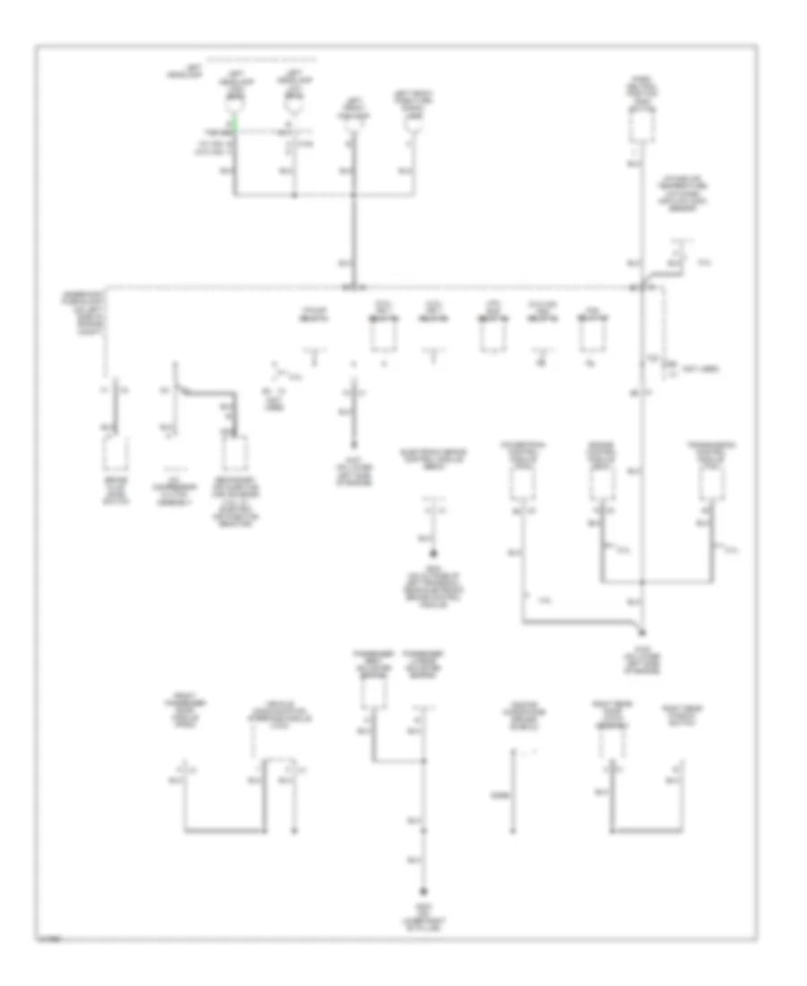 Ground Distribution Wiring Diagram 4 of 5 for Saab 9 7X Arc 2005