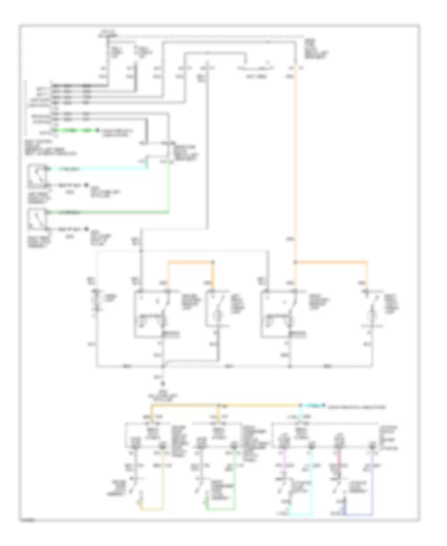 Courtesy Lamps Wiring Diagram for Saab 9 7X Arc 2005