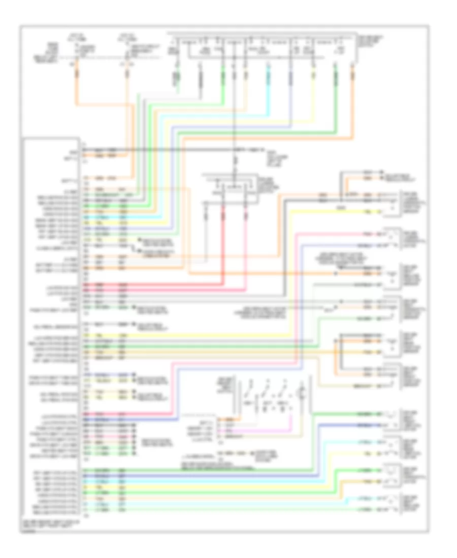 Driver s Memory Seat Wiring Diagram for Saab 9 7X Arc 2005