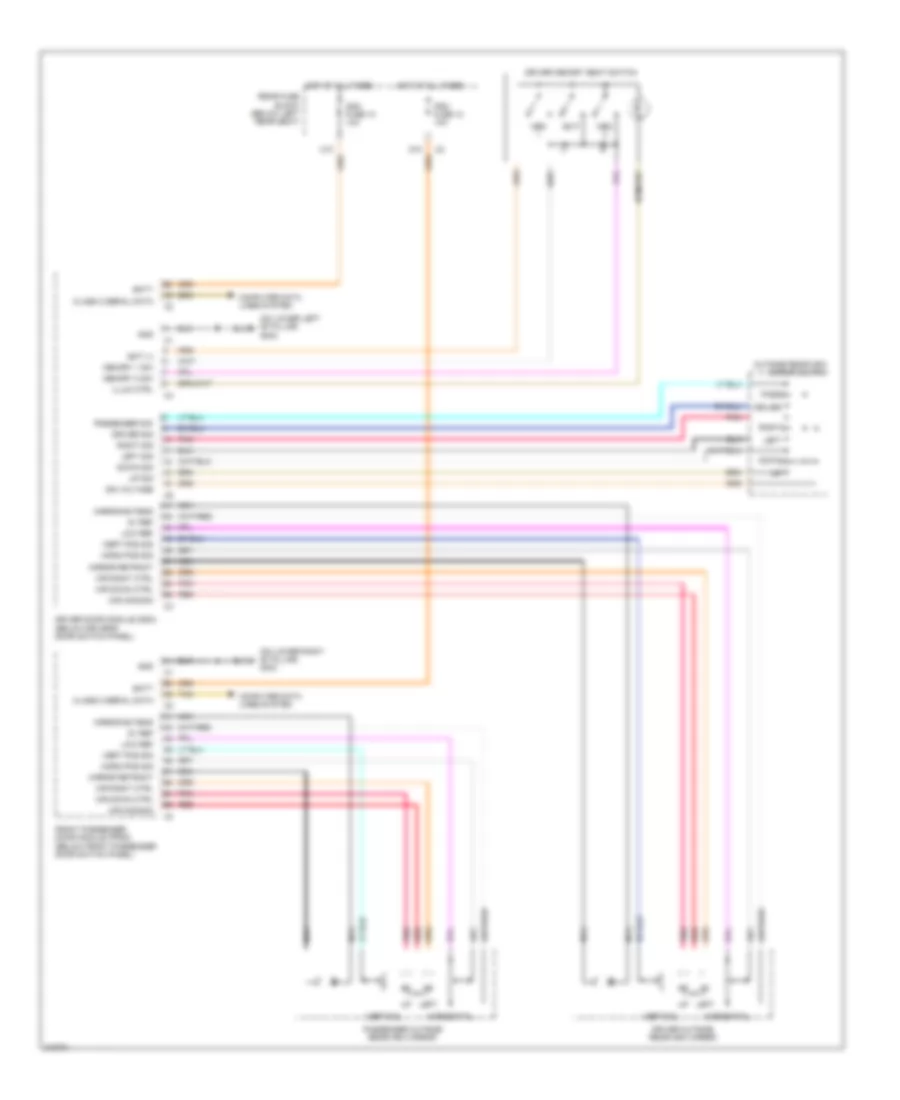 Memory Mirrors Wiring Diagram for Saab 9 7X Arc 2005