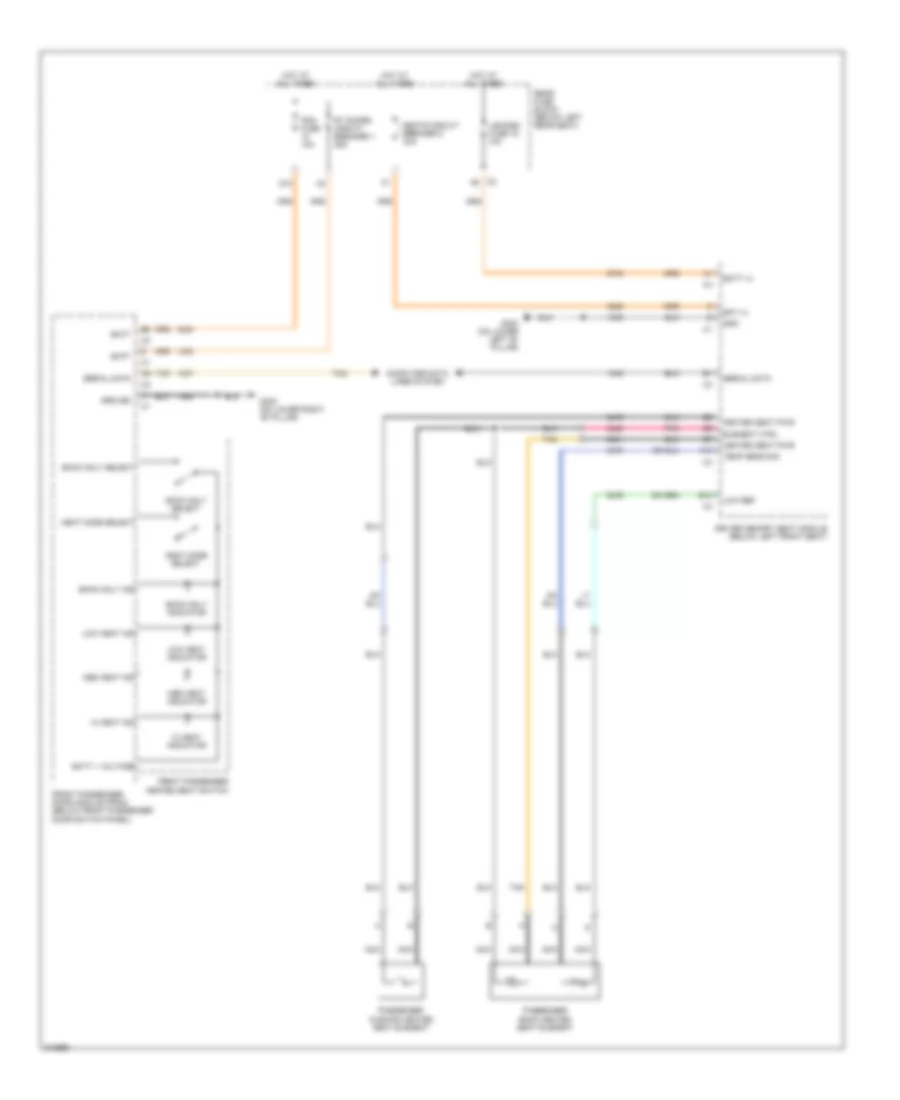 Passenger s Heated Seat Wiring Diagram for Saab 9 7X Arc 2005