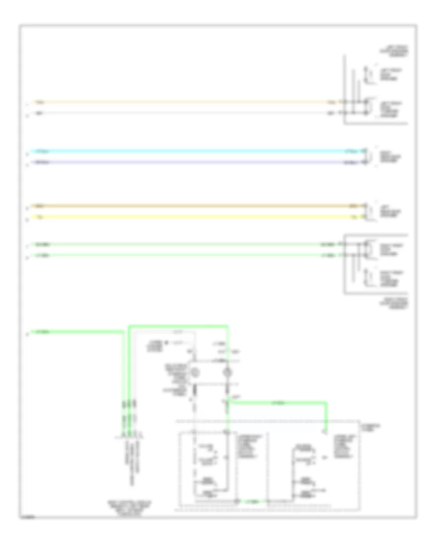 Base Radio Wiring Diagram with Rear Seat Audio 2 of 2 for Saab 9 7X Arc 2005