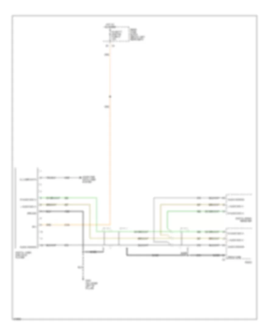 DVD Player Wiring Diagram for Saab 9 7X Arc 2005