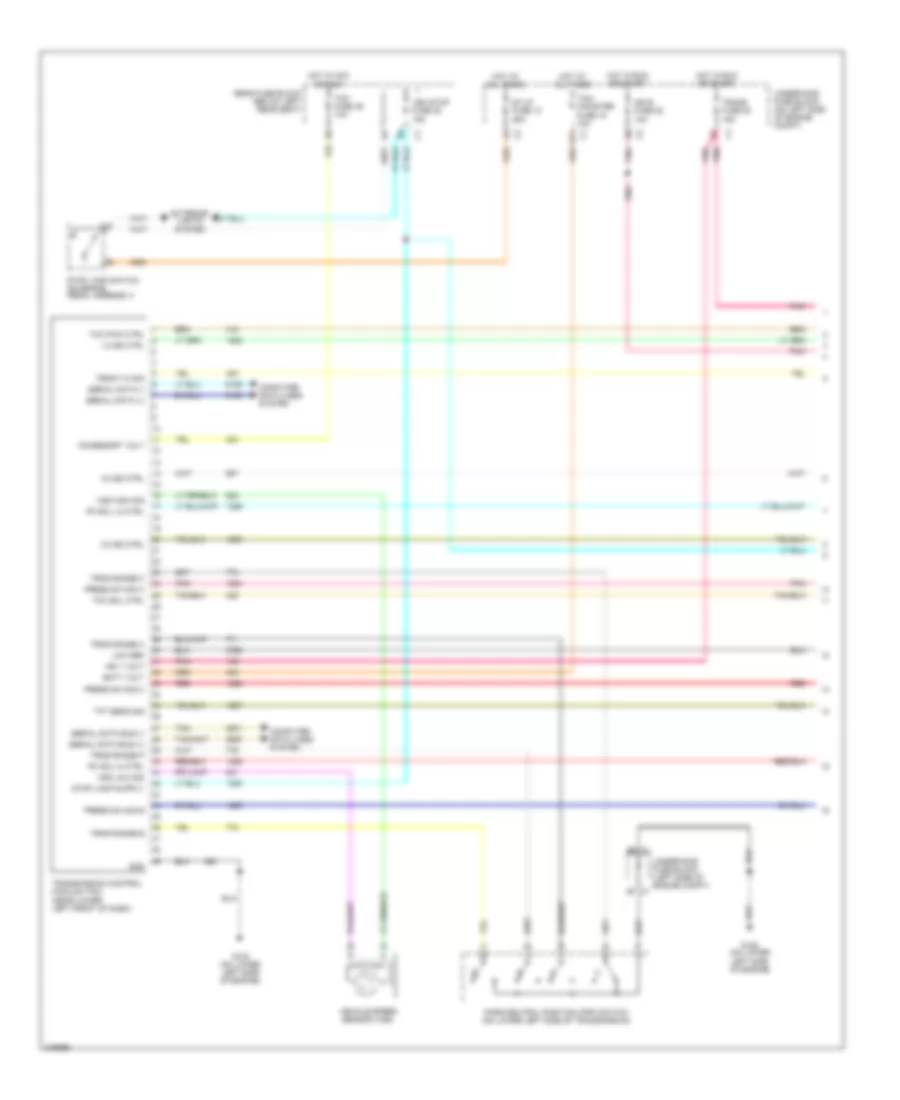 5 3L A T Wiring Diagram 1 of 2 for Saab 9 7X Arc 2005