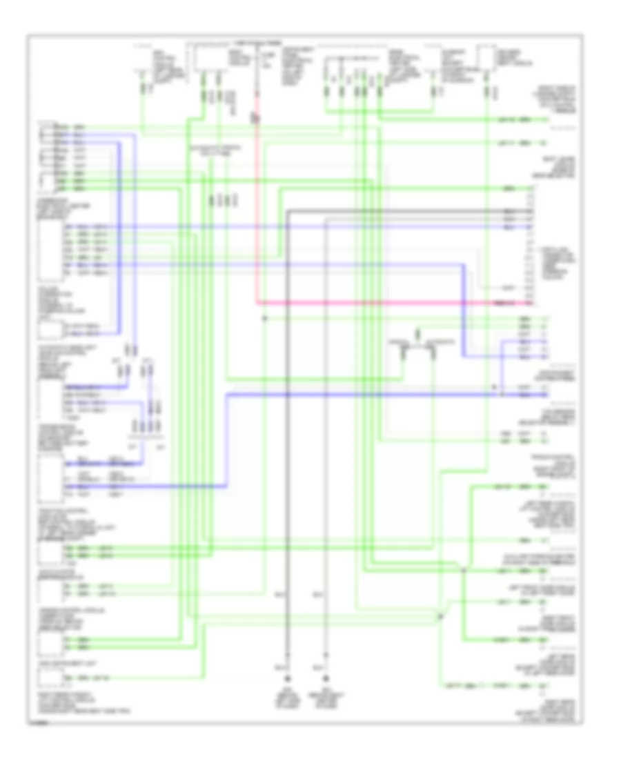 Computer Data Lines Wiring Diagram for Saab 9 3 2 0T 2006