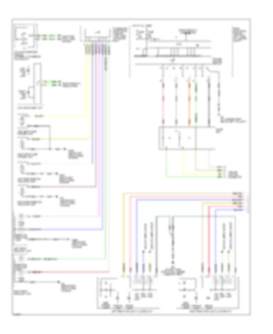 Exterior Lamps Wiring Diagram 1 of 2 for Saab 9 3 2 0T 2006