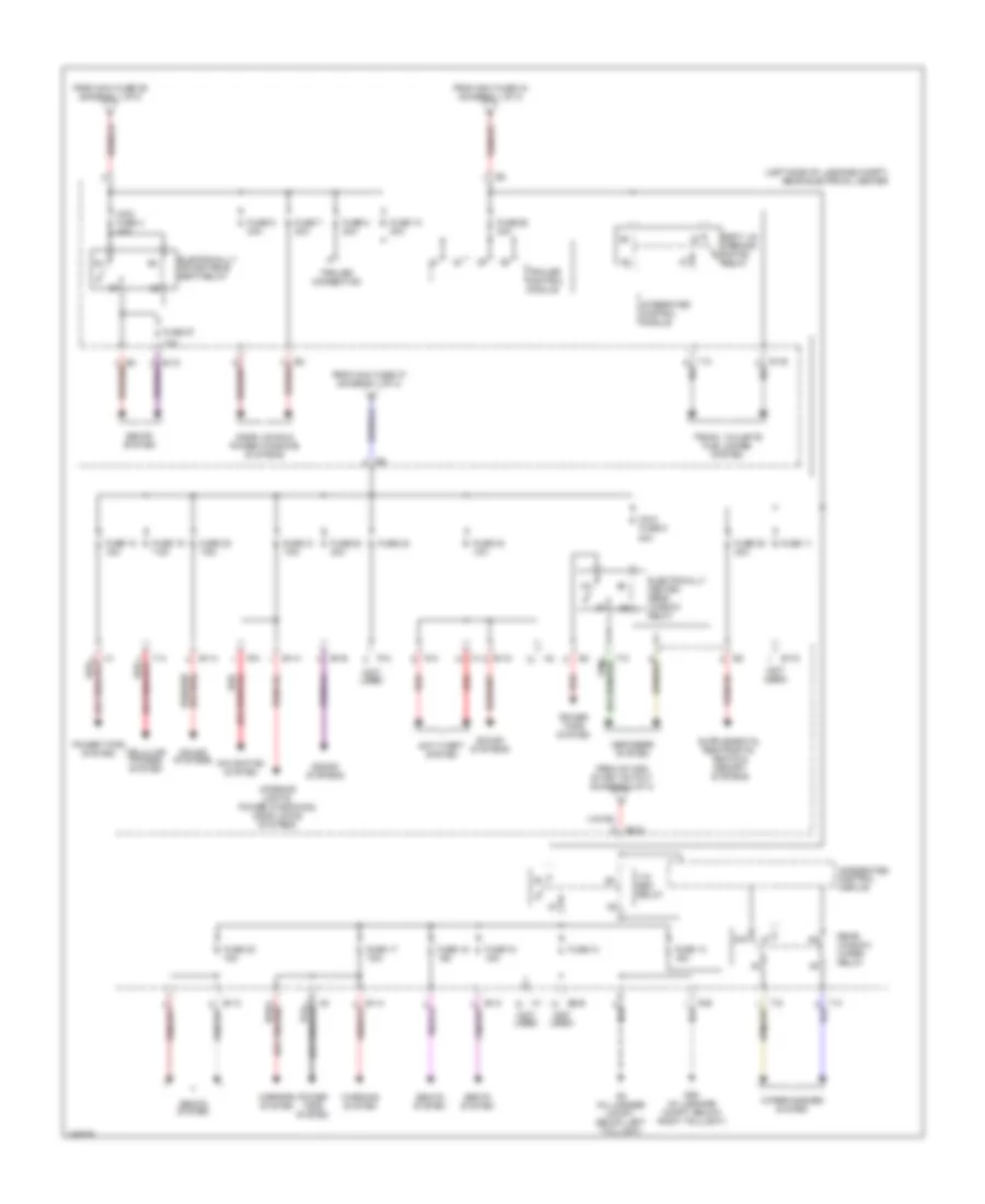 Power Distribution Wiring Diagram (3 of 3) for Saab 9-3 2.0T 2006