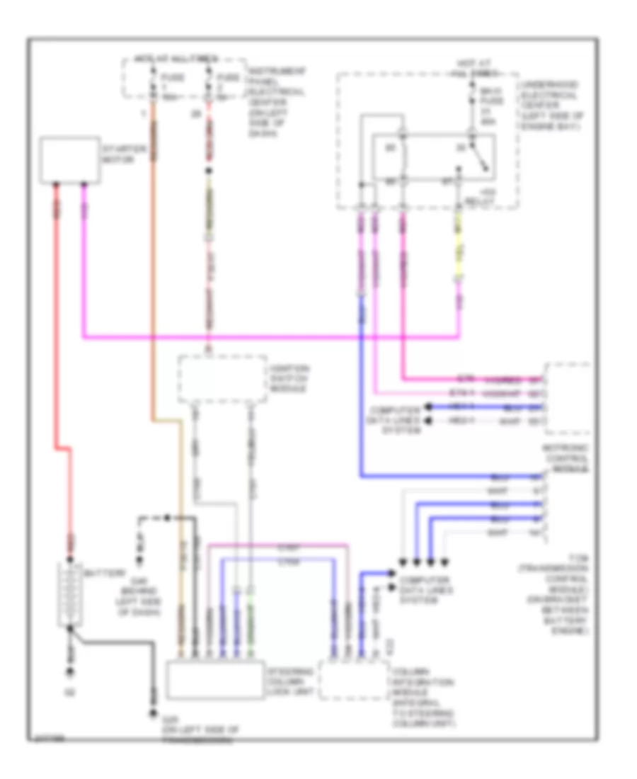 2 8L Turbo Starting Wiring Diagram A T for Saab 9 3 2 0T 2006
