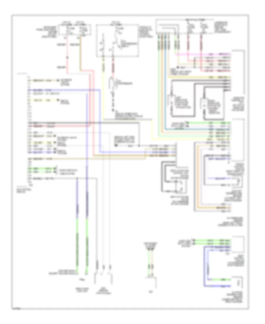 2.0L Турбо, Электросхема кондиционера, Двойные Вентиляторы (1 из 2) для Saab 9-3 Aero 2006