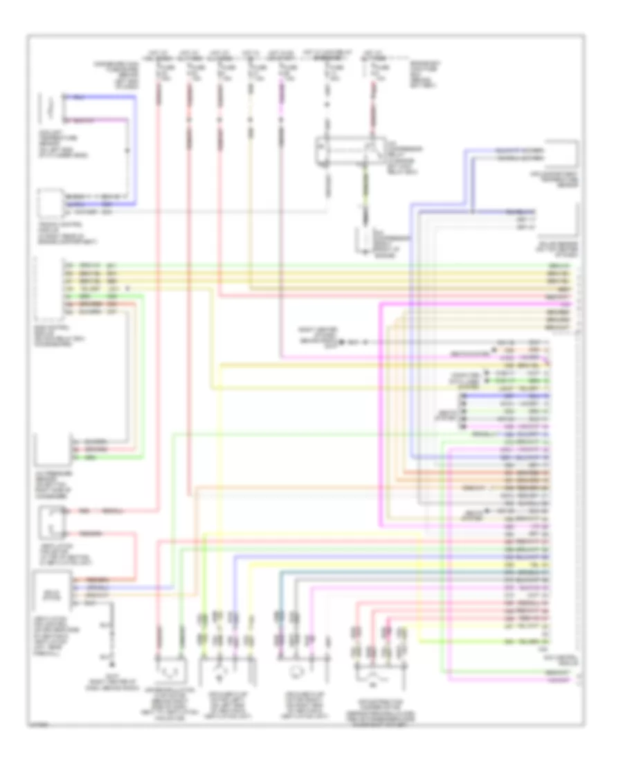 Электросхема кондиционера (1 из 2) для Saab 9-5 2006