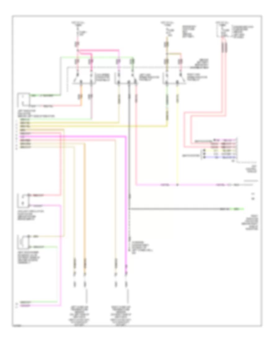 Automatic AC Wiring Diagram (2 of 2) for Saab 9-5 2006