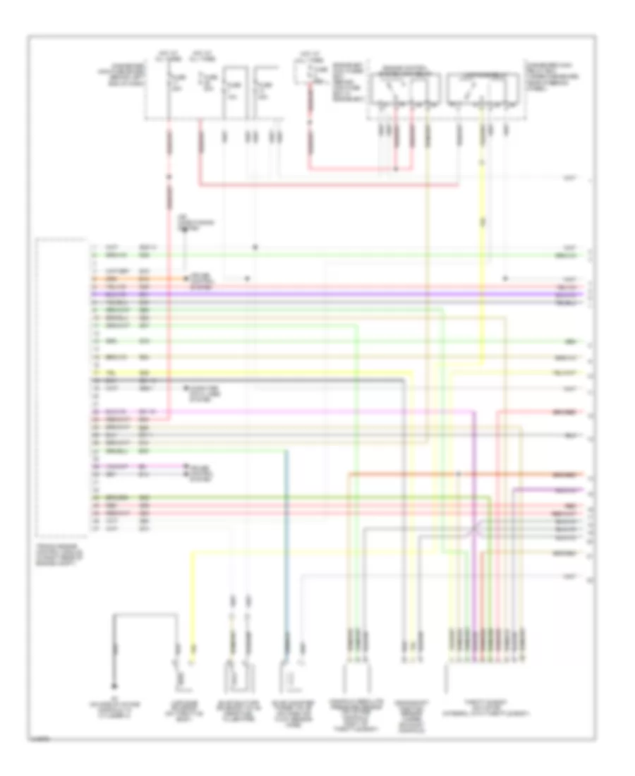 Engine Performance Wiring Diagram 1 of 3 for Saab 9 5 2006