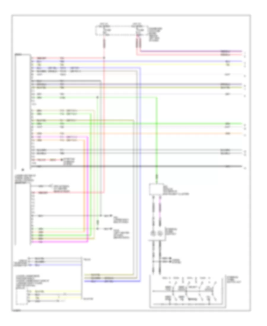 Radio Wiring Diagram without Navigation 1 of 2 for Saab 9 5 2006