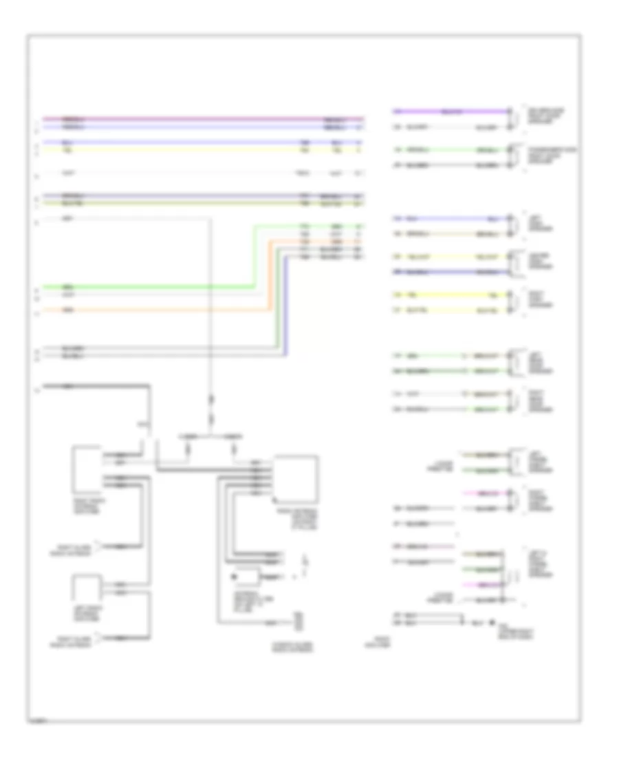 Radio Wiring Diagram without Navigation 2 of 2 for Saab 9 5 2006